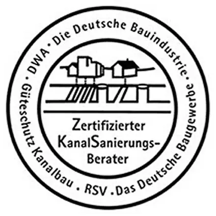 Siegel DWA Zertifizierter Kanalsanierungs-Berater
